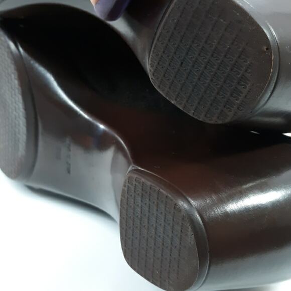 Stuart Weitzman‎ Brown Suede Fur Lined Mules 8M - Picture 12 of 13